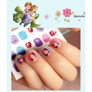Children Cartoon Nail Stickers Pregnant Women Nail Stickers Full Stickers Korean Cartoon Full Stickers Cute and Safe3DNa