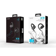 OVEVO/歐雷特 X9運動藍牙耳機 跑步無線入耳挂耳式 防水帶MP3藍牙耳機