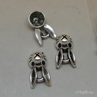 1428pcs 15x7mm0.7g a6645 Rabbit Jewelry 1,000g Cute Japanese Korean Bag Alloy Accessories Girl Head 