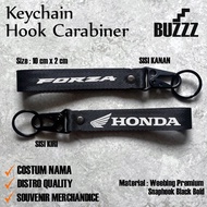 GANTUNGAN FORZA KEYCHAIN - HONDA FORZA KEYCHAIN - FORZA 250 CARABINER - HONDA FORZA 250 KEYCHAIN