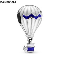 Pandona อุปกรณ์เสริมที่มีเสน่ห์ จี้สร้อยข้อมือที่มีเสน่ห์ อุปกรณ์เสริม DIY สีเงิน จี้พระจันทร์ดาวสีฟ้า มอบของขวัญให้ตัวเอง ของขวัญสําหรับเพื่อน