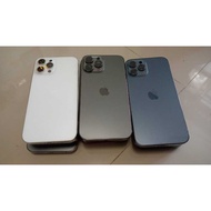 TOMBOL CASE/CASING HOUSING hp iphone 12 PROMAX ORIGINAL COPOTAN NON-BUTTON HOUSING