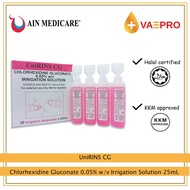 UniRINS CG - Chlorhexidine Gluconate 0.05% w/v Irrigation Solution