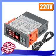 READY STOCK STC-3000 Microcomputer Temperature Controller 110-220V Digital Thermoregulator With NTC Probe Cool Heat Sen