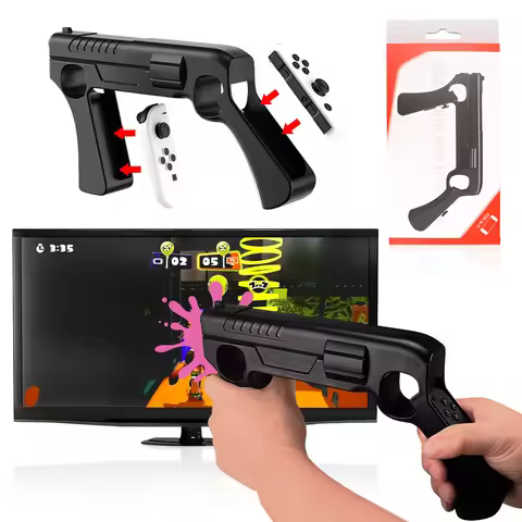 For Nintendo Switch / Switch OLED Hunting Games Grip Holder For Splatoon 3 Shooting Games Gun Contro
