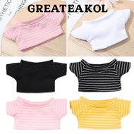 GREATESKOL 20CM Doll T-shirt Changing Dressing Game Gift Toy Cotton Stuffed