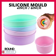 Round Silicone Cake Mould 4 Inch 6 Inch Silicone Pan Mold Baking Forms Silicone Baking Pan For Pastry Cake