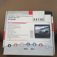 Monitor indash Xetec XT787USB motorized 7 inch.Kondisi baru, NOS