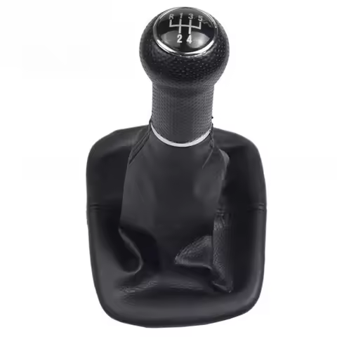 5 Speed for Cabrio Polo 6N Gear Shift Knob Gaiter Handle for 35i for Golf 2 3 4 Leather Manual Trans