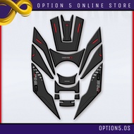 Zontes 368G 2024-2026 Zontes 368G Rubber Fuel Tank Sticker Body ProtectionDecorative Stickers