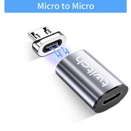 Twitch ไมโคร USB แม่เหล็ก OTG สายอะแดปเตอร์ Type-C Micro USB ต่อ USB 3.0ตัวแปลงอินเทอร์เฟซสำหรับโทรศัพท์มือถือสายสายชาร์จสำหรับ iPhone 11 12ซัมซุงฮัวเหว่ยเสี่ยวหมี่