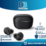 SoundPEATS T2 ANC Bluetooth 5.2 Hybrid Active Noise Canceling Wireless Earbud with Transparent Mode,