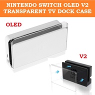 Nintendo Switch OLED V2 Transparent TV Dock Case Crystal Dock Cover