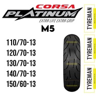 TAYAR SKUTER Corsa Platinum M5 110/70-13 &gt; 150/60-13 TL Tyre (N-Max/Nmax)
