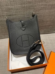 Hermes Mini Evelyne 黑銀