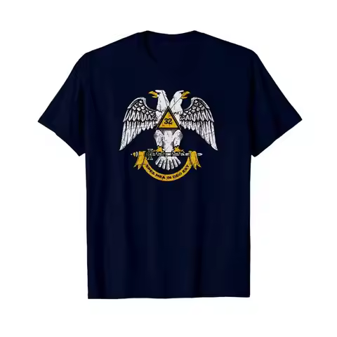 New Limited Patriotic 32Nd Degree Masonic Scottish Rite Wings T Shirt