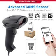 Barcode Scanner Wireless Bluetooth Barcode Reader 1D/2D/QR