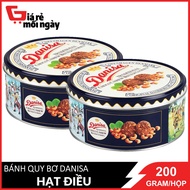Combo 2 Hộp Bánh Quy Bơ Danisa Hạt Điều Hộp 200g