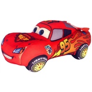 Movies Cars McQueen Plush Toy Car Pillow, Soft Stuffed Figure for Birthday Christmas Kids Gifts, 9.8
