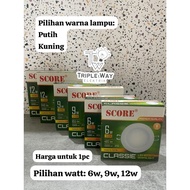6w score Downlight 9w/ 12w white/ yellow/ T1175
