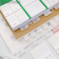 AARON1 White Sticky Notes, Planning To Do List Index Tabs Stickers, Self Adhesive Bookmark Keypoints