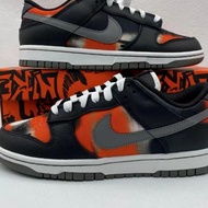Nike Dunk Low Retro PRM 黑紅街頭塗鴉 男女同款 黑灰漸變