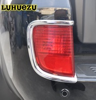 2PCS Chrome Rear Tail Fog Lamp Cover Styling Trims For Toyota Land Cruiser 200 FJ200 LC200 Accessori