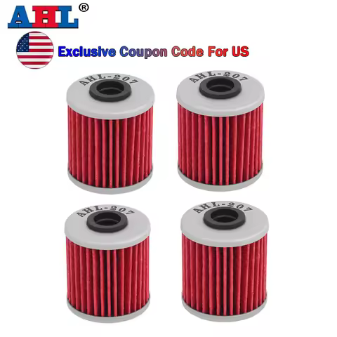 1/2/4pcs Motorcycle Oil Filters For Kawasaki KX250 KX250X KX450 KX450X For Suzuki RMX450 RM-Z250 RM-