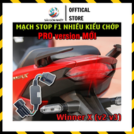 MẠCH Đèn Hậu Nháy STOP F1 Xe HONDA WINNER X V2 V3 2019 ĐẾN 2023 Nhiều Chế Độ Chớp Gắn Trực Tiếp