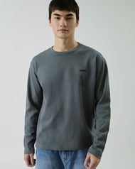 AIMER - Oversized Mini Logo Long Sleeve T-shirt เสื้อยืดแขนยาว