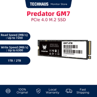 Predator GM7 PCIe 4.0 M.2 Dram Less (1TB / 2TB) SSD (5 years Warranty)