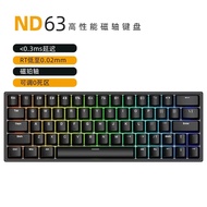 Irok ND63 PRO Magnetic axis mechanical keyboard 0 dead zone hot swappable RGB gaming 0.02mm class SO