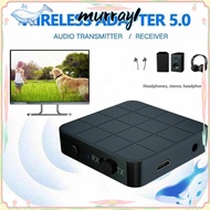 MURRAY Audio Transmitter Receiver, 2 in 1 Design with 3.5mm Microphone Bluetooth Adapter, HD Bluetoo