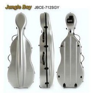 亞洲樂器 大提琴盒 Jungle Boy JBCE-712SGY 4/4／複合碳纖盒／銀灰色、重量3.5kg