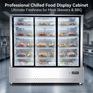 2 / 3 / 4 Door Display Chiller All Glass  Imax Solid Cool Chiller l Meat, Fruit, Vegetable Sejuk Cep
