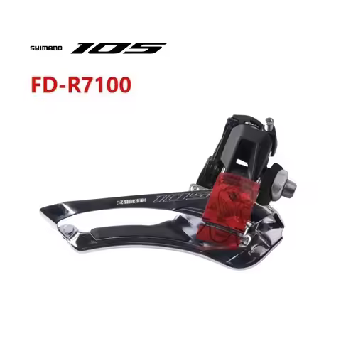 SHIMANO 105 Series FD-R7100 Front Derailleur Braze On 2x12s MECHANICAL Bicycle Front Derailleur For 