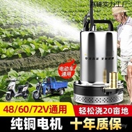 Agricultural Small Household Electric Vehicle Battery Car Universal Irrigation Water Pump Submersibl