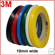 LF 10mm 3M 471 premium perfomance strong vinyl tape length 33M bundle set for Decoration, Masking YE