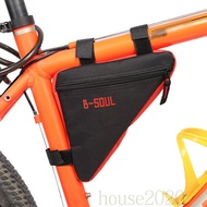 【READY STOCK】Mountain Bike Road Cycling Frame Saddle Bag Waterproof MTB Bicycle Pannier Pouch Zipper