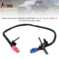 Radio Info Screen HARNESS ADAPTER 8 to 12 ML3Z-14D202-B for Ford F150 2021-2023