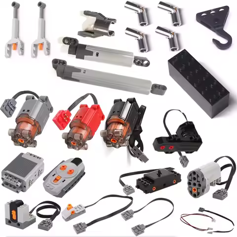 MOC 61927 92693 Push Rod Parts Universal Joint 88002 80003 PF M Motor Servo Building Blocks Compatib