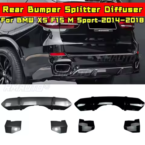 For BMW X5 F15 M Sport Body Kit Rear Bumper Diffuser Cover Spoiler Protector for BMW X5 F15 M Sport 