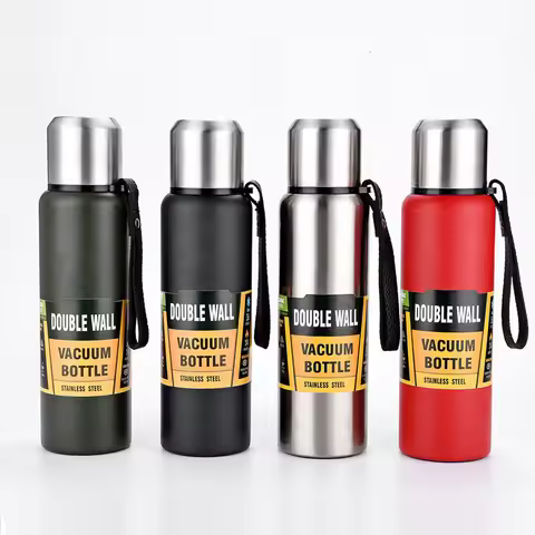 1500ml Thermos Bottle For Coffee 304 Stainless Steel Vacuum Flask Insulated Tumbler Water Cup Thermo