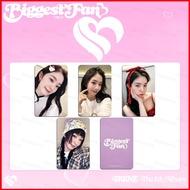 SQ1 4PCS/Set Red Velvet Irene LOMO Card SOLO Album Biggest Fan Postcards Collection Stars Peripheral
