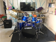 Yamaha drum set Raytheon adult children's jazz drum 5 drums 4 cymbals professional beginners' introductory home exercises.