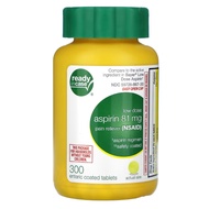 Ready in Case, Aspirin, 81 mg, 300 Enteric Coated Tablets