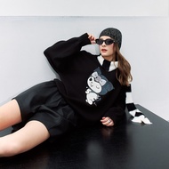 CACO-CACO-CACO Texture Style Scarf Sweater ‧ Parent-Child Style-Female [K2SA097]