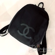 CHANEL Beaute VIP Gift Backpack Black Logo Premium