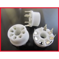 Small 7-pin Ceramic Tube Holder GZC7-1B-Y Suitable for 6J1 6X4 2P2/6Z4 Seven-pin Tube Holder