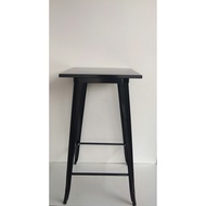 Iron Height Table(2feet Square) /Bistro table/Cafe table/Meja bar/Meja bistro & Cafe (Black)